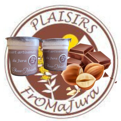 Choco/noisette crème dessert allégée en sucre