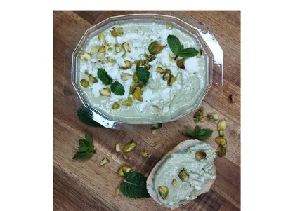 Tartinade feta, pistache & menthe