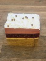 Entremet à la framboise format familial