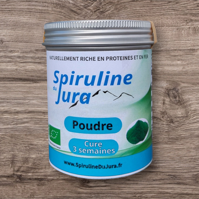 Spiruline boîte 6 semaines poudre bio
