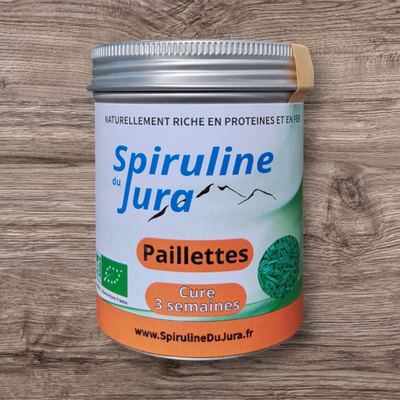 Spiruline boîte 6 semaines paillette bio