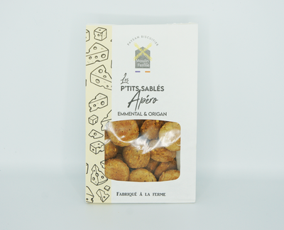 P'tits sablés apéro - emmental & origan