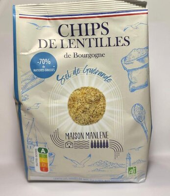 Chips de lentilles au sel de guérande