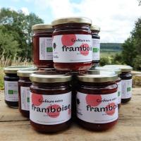 Confiture de framboise bio
