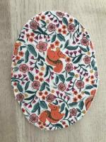 Porte savon 'écureuil et fleurs'