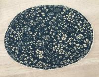 Porte savon 'bleu fleuri'