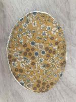 Porte savon 'jaune fleuri'