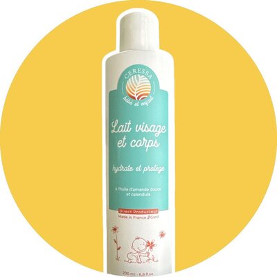 Lait hydratant corps & visage – amande douce