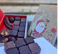 Boîte de chocolats livre de nöel 125 g