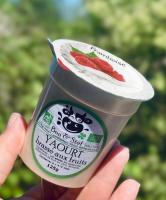 Yaourt brassé framboise (lait entier)
