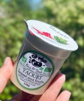 Yaourt brassé rhubarbe (lait entier)