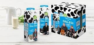Brick litre lait demi-ecreme 100% cote d'or
