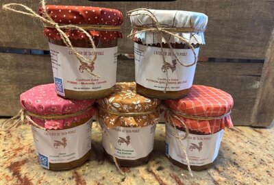 Confiture pêche gingembre