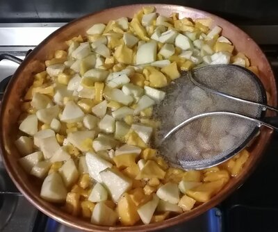 Confiture potimarron pomme vanille