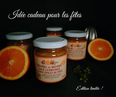 Caramel au beurre salé à l'orange