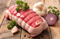 Rosbif ficelé bardé