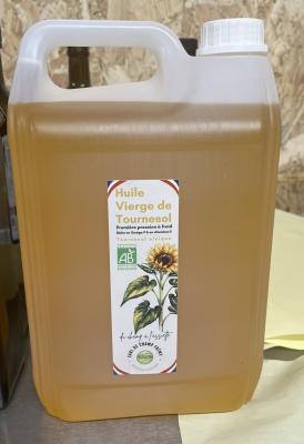 Huile de tournesol oléique bio