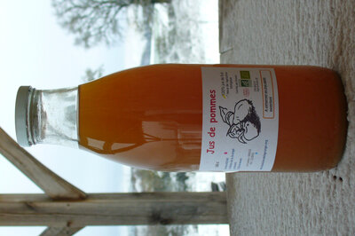 Jus de pommes et fruits rouges