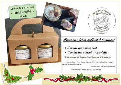 Coffret 2 terrines