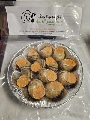 12 escargots en coquille à la catalane