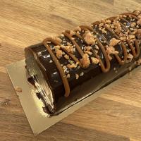 Bûche pâtissière : la toffee