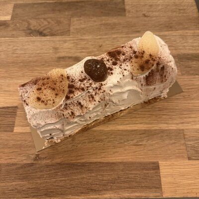 Bûche glacée : la marron glacée (sans gluten)