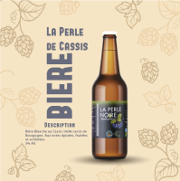 Bière blanche au cassis perle de cassis 75cl