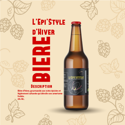 Bière de noël  l'epistyle 75cl