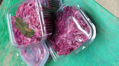 Choucroute crue chou rouge