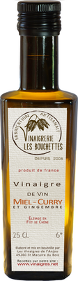 Vinaigre de vin, et miel curry gingembre