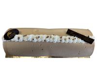 Bûche noisette/stracciatella 8/10 parts