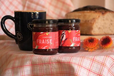 Confiture fraises bio