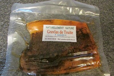 Poisson en gravlax - truite