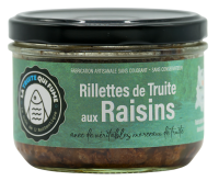 Rillettes de truite aux raisins