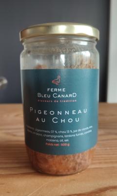 Pigeonneau au chou