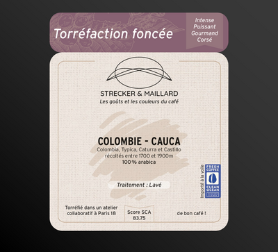 Café moulu - colombie-cauca - torréf. foncée