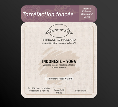 Café moulu - indonésie-yoga - torréf. foncée