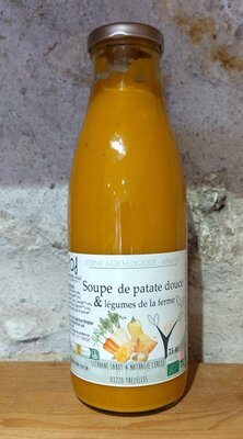 Soupe de patate douce & légumes de la ferme