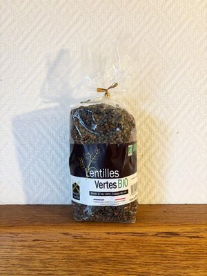 Lentilles vertes bio - 500g