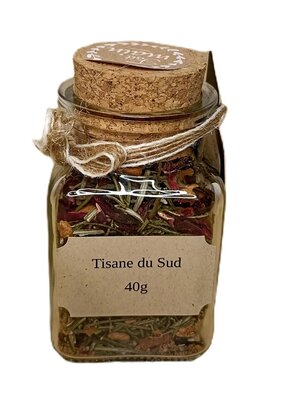 Tisane du sud - pot en verre