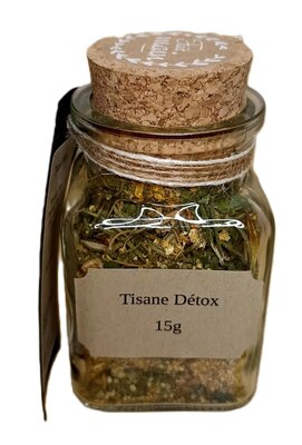Tisane détox - pot en verre