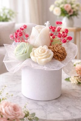 Bouquet de fondants parfumés -tiaré