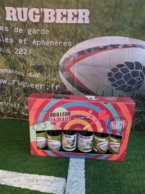 Coffret bières 6x33cl dégustation à offrir