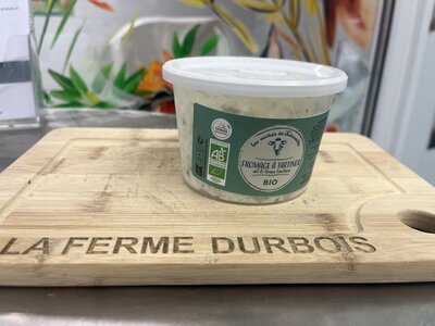 Fromage à tartiner ail et fines herbes