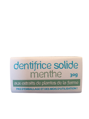 Dentifrice solide menthe