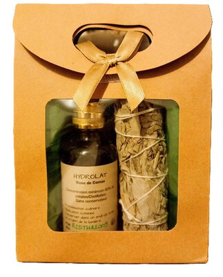 Hydrolat de rose de damas/batônnet sauge