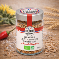 Graines de tournesols torrefiées piment d'esp