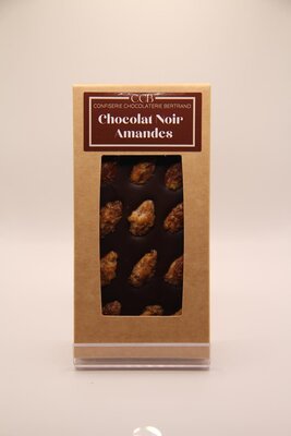 Tablette noire amandes