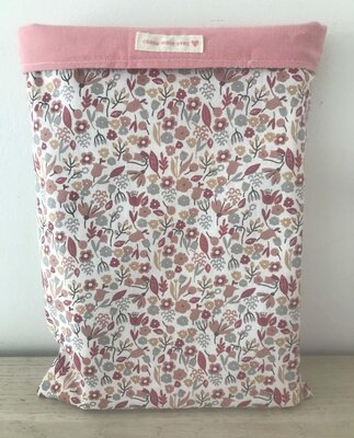 Pochette à livre 'fleurs'