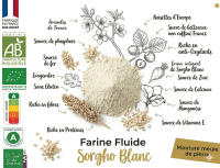 Sorgho blanc farine fluide (bio & sg)